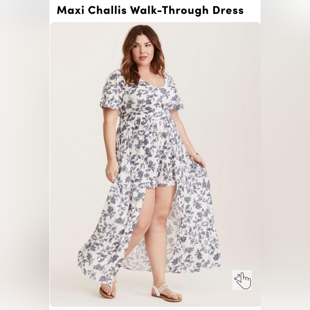 Maxi Challis WalkThrough Romper Dress